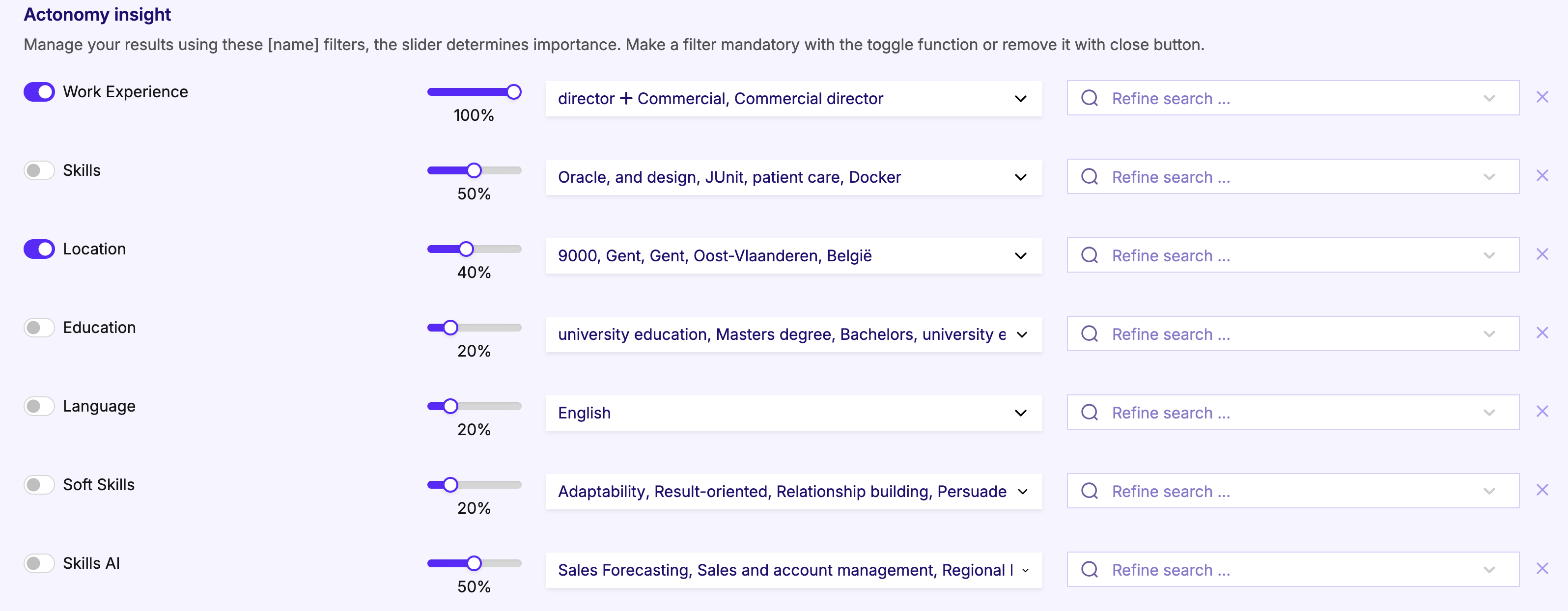 Actonomy ATS plug-ins